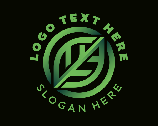 Eco Leaf Wellness Emblem